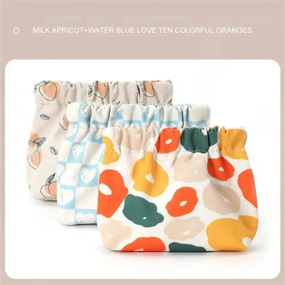 

Girls Tampon Holder Organizer Women Napkin Cosmetic Bags Coin Purse Ladies Makeup Bag Cosmetics Coin Purse Bag Gift Cables