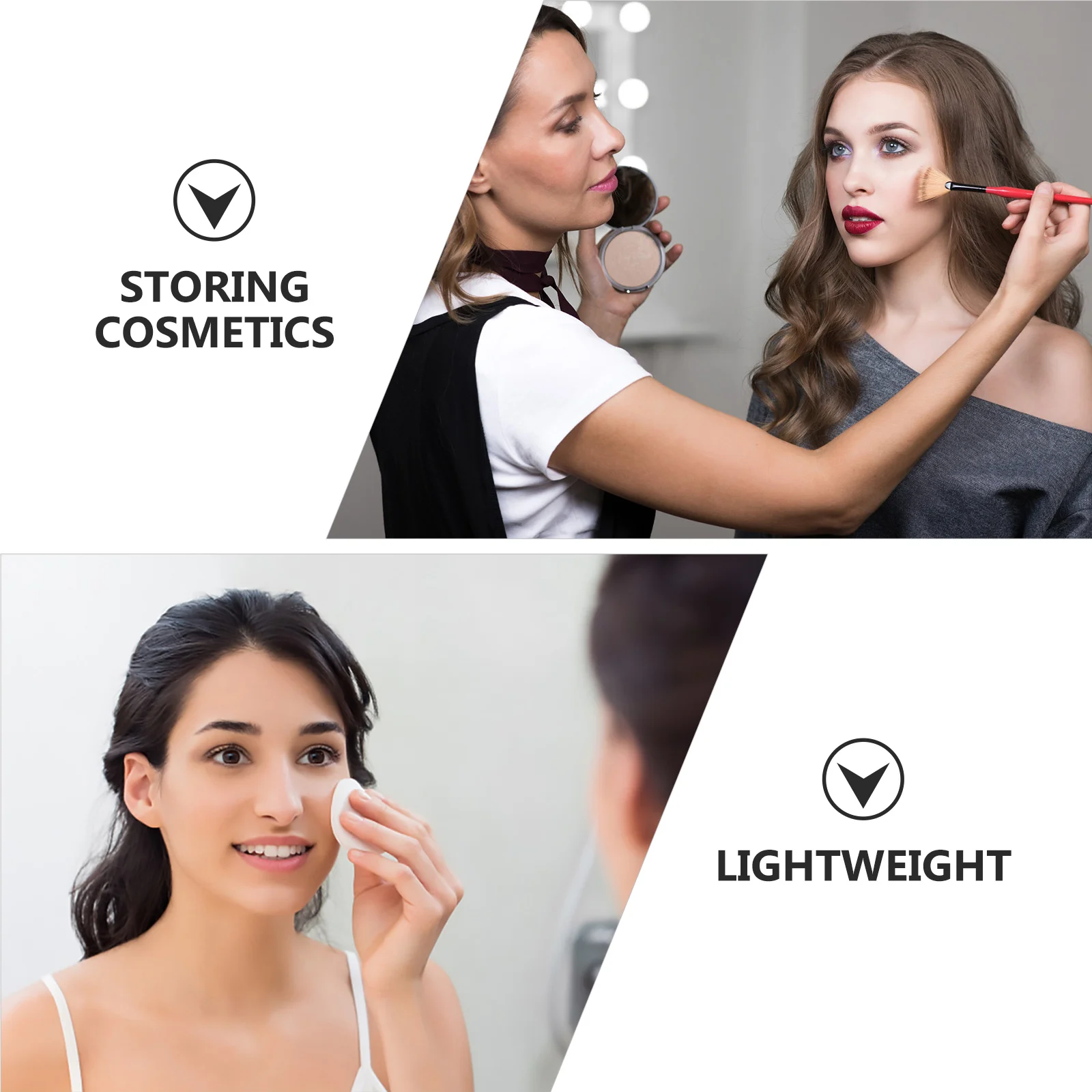 Компактный контейнер для рассыпчатой пудры солнцезащитный крем лица