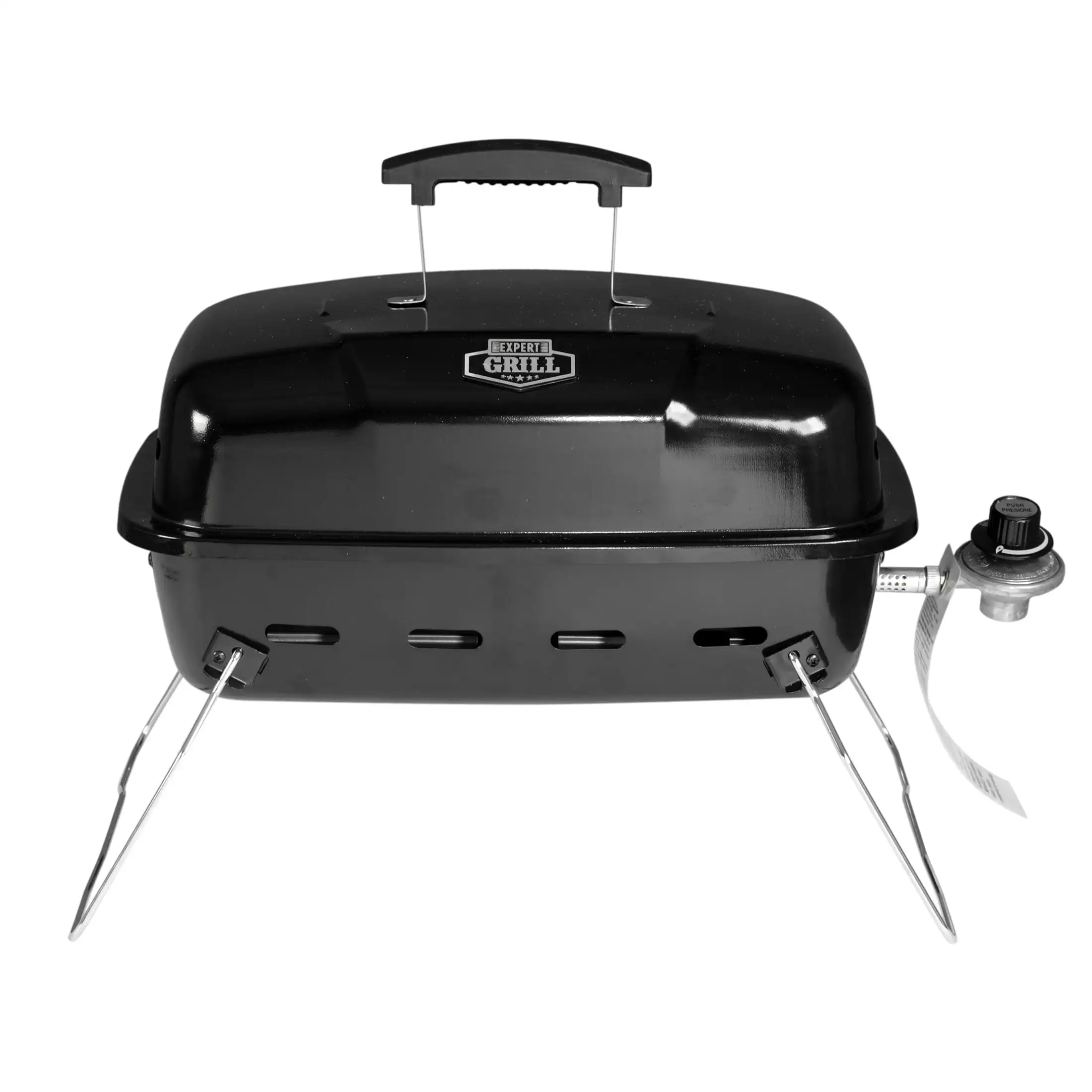 

17.5" 10,000 BTU Portable Propane Gas Grill, Black