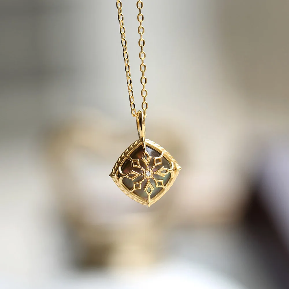 

Женское ожерелье из серебра 925 пробы, с подвеской в виде ракушки