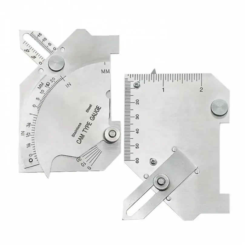 

MG-8 Bridge Stainless Steel Cam Welding Gauge for Inspection Gap Detection Ruler 0 - 60 Degree