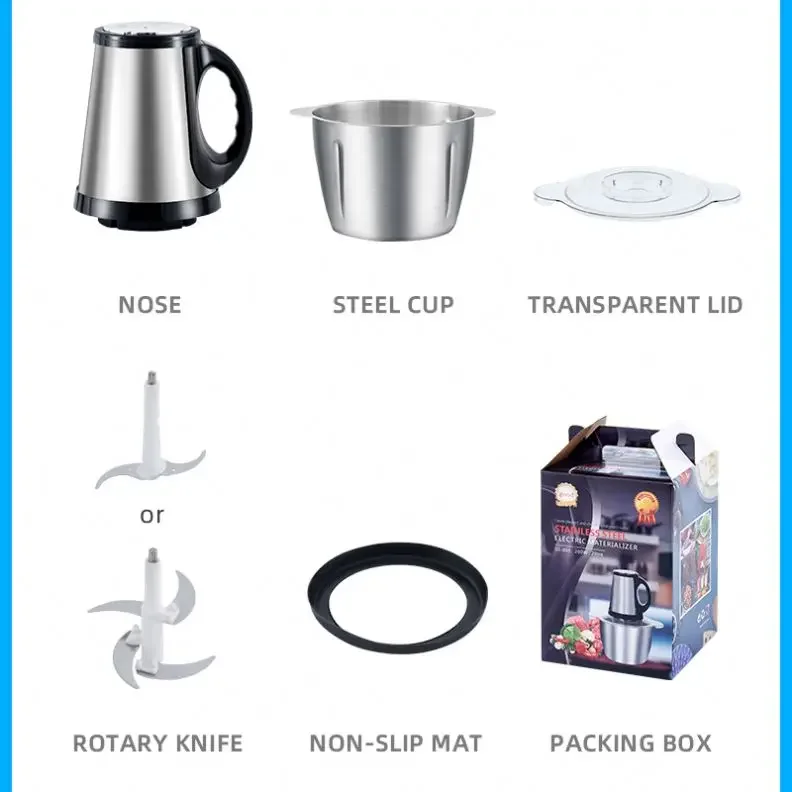 С фабрики кухонная бытовая овощная мясорубка кухонный комбайн из нержавеющей