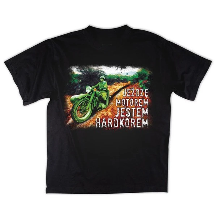

I Ride A Motorcycle, I Am A Tough Guy. Army Motorcyclist T Shirt New 100% Cotton Short Sleeve O-Neck T-shirt Casual Mens Top