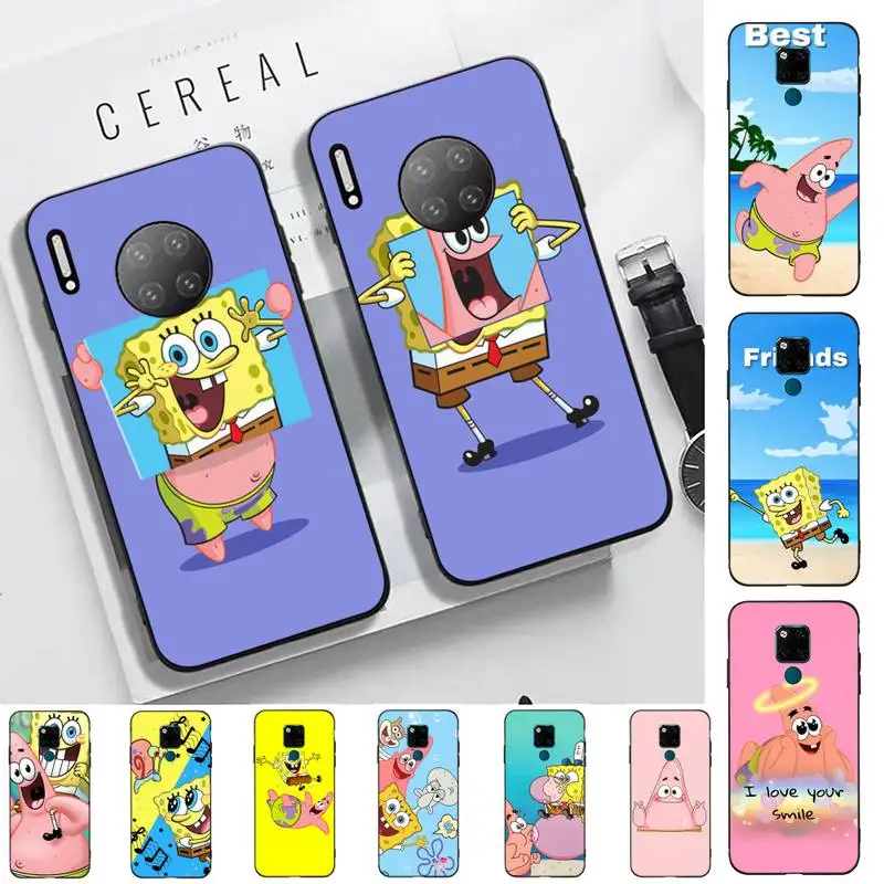 

BANDAI SpongeBob Patrick Star Phone Case for Huawei Mate 20 10 9 40 30 lite pro X Nova 2 3i 7se