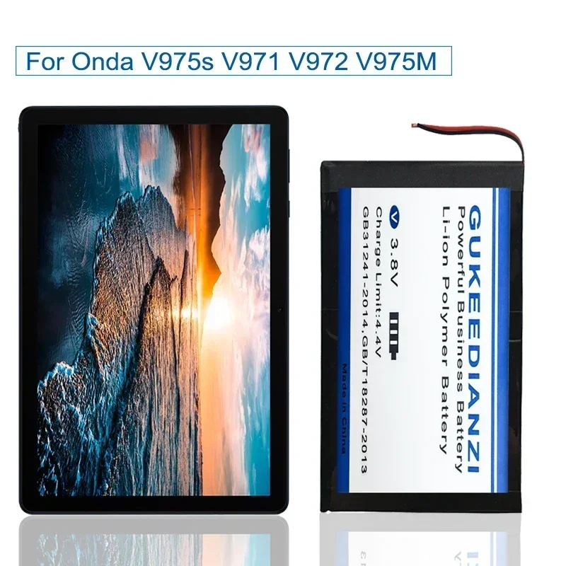 Сменные аккумуляторы большой емкости 12600 мАч для ноутбука Onda V975M V975S V972 V971