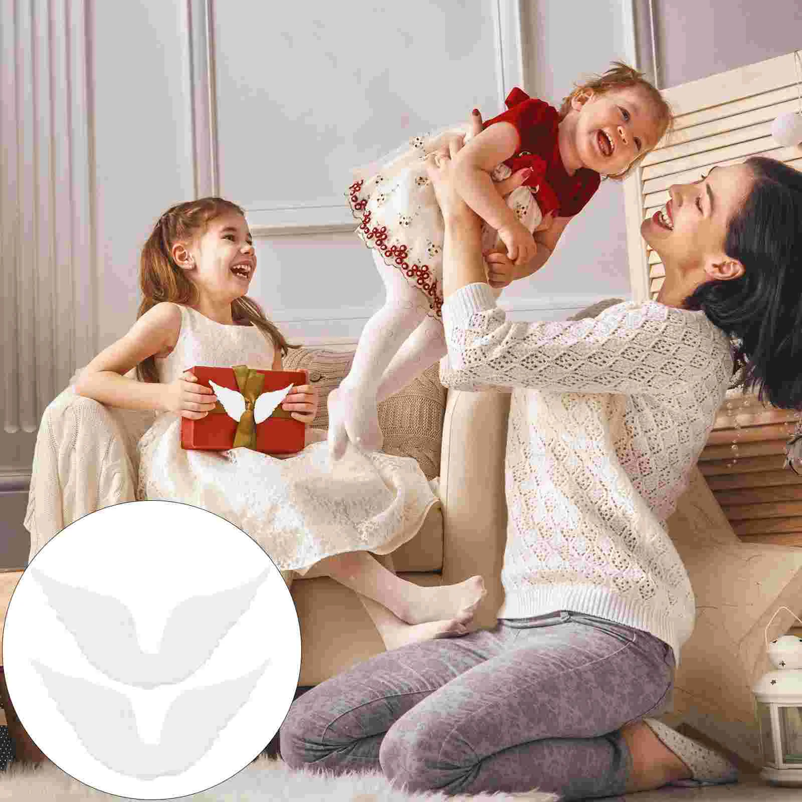 24 шт. подарок DIY аксессуары ремесло реквизит незавершенные крылья ангела