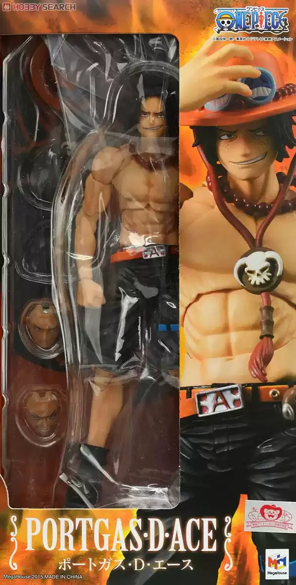Оригинальная фигурка MH Variable Action Heroes VAH One Piece Портгас Д. Эйс, подвижная аниме-модель, игрушка, в наличии. (art.: 3920dd15e000e) - 3920dd15e000e