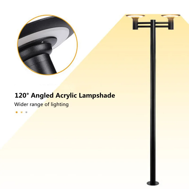 Продажа Светодиодный уличный фонарь на солнечной батарее, садовая лампа с солнечной панесветильник Ю, уличный точесветильник светильник для украш...