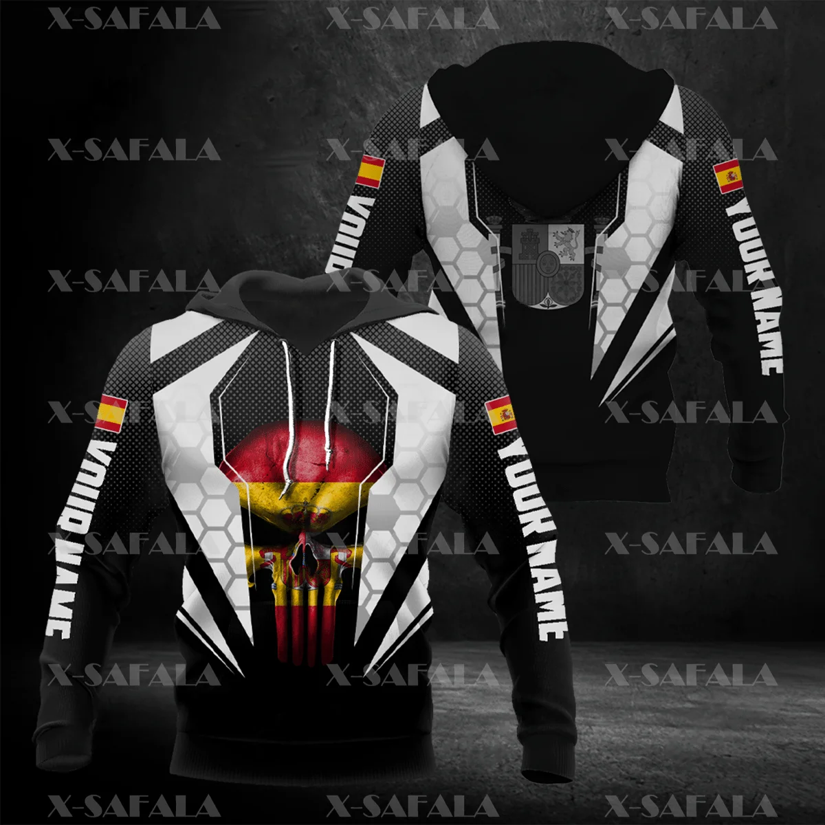 

SPAIN SPAINISH PROUD COAT OF ARMS 3D Print Hoodie Spring Autumn Man Women Harajuku Outwear Hooded Pullover Tracksuits Casual-2