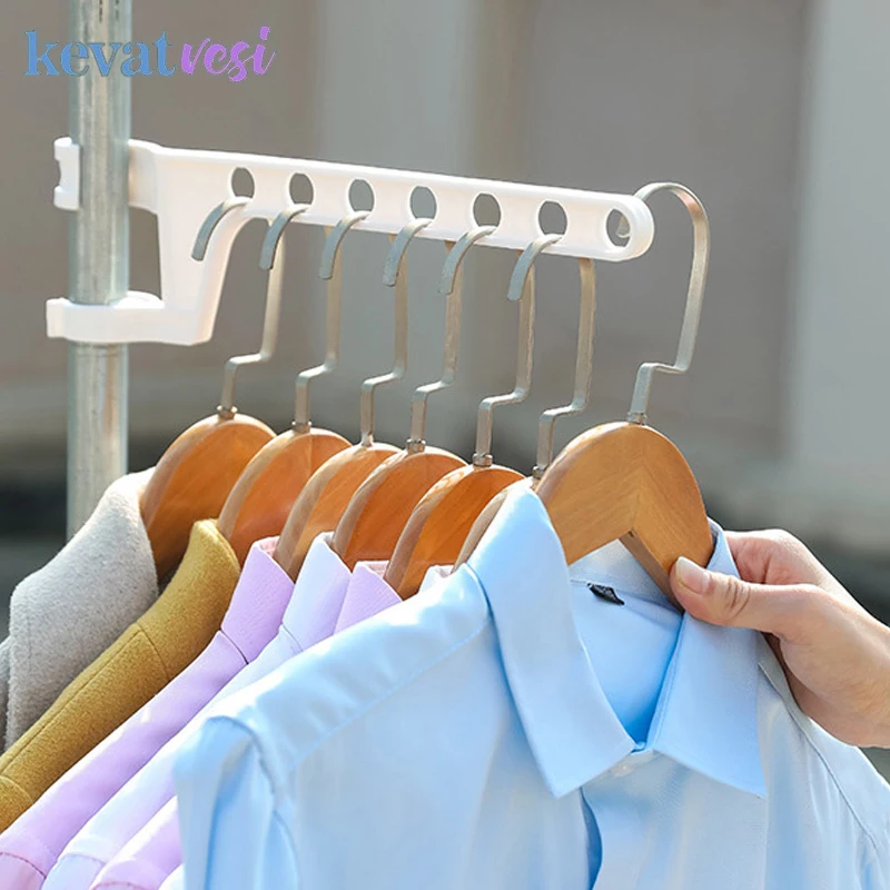 

Clothes Hangers Magic Multi-Port Support Hangers Plastic Drying Rack Outdoor Travel Portable Clothes Rack Home Storage Hangers