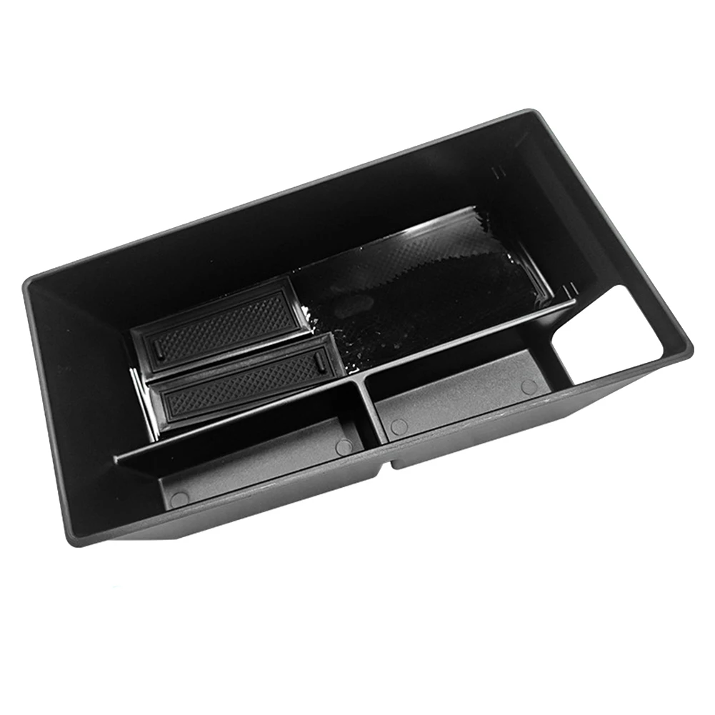 

Brand New Storage Box Box Holder ABS Black Car Accessories Central Armrest Direct Replacement Quick Installation