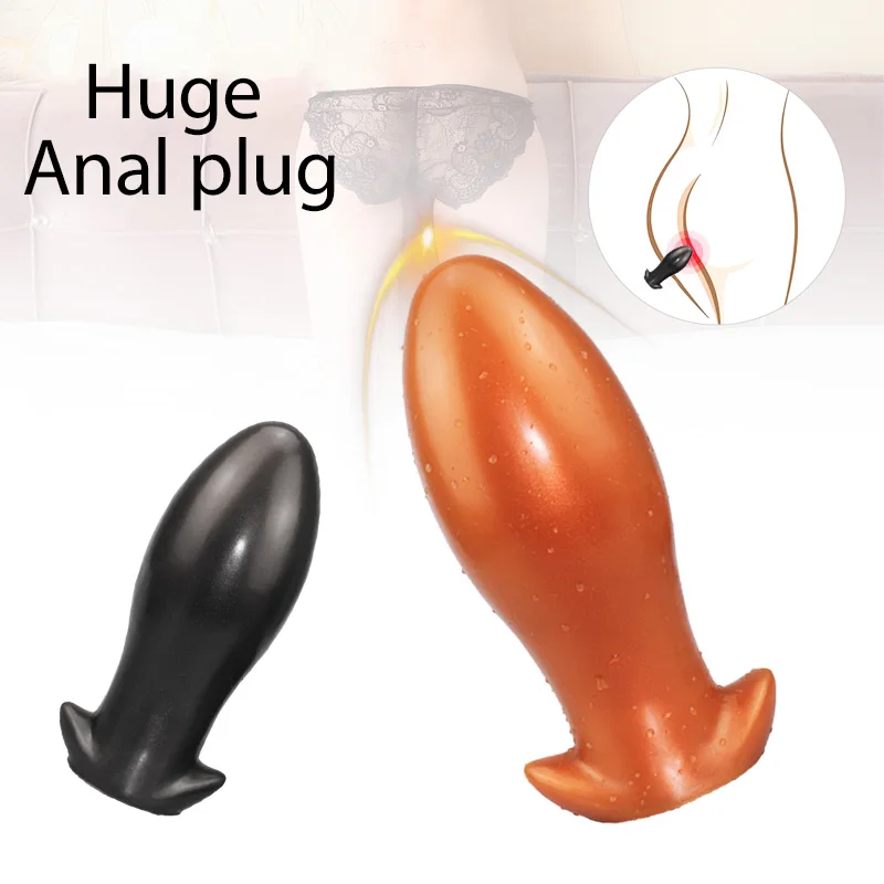 

Huge Anal Sex Toys Large Butt Plug Dilatador Prostata Massager For Men Woman Gay Adult Anus Expansion Stimulator Big Anal Beads