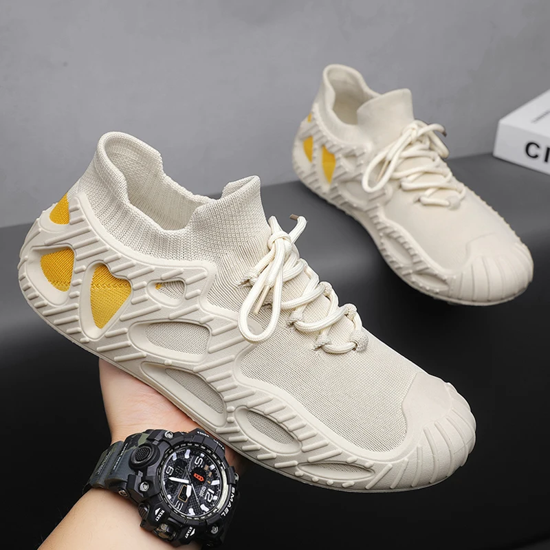 Men Running Shoes 2023 Comfortable Sport Shoes Men Trend Walking Shoes Men Sneakers Breathable Zapatillas