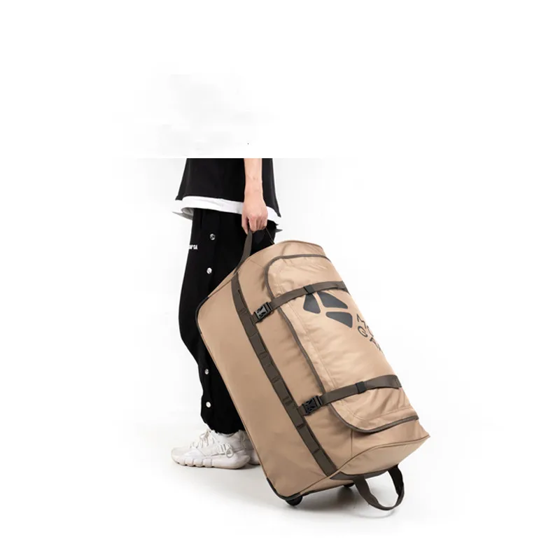 Mobi Outdoor Camping Duffle Bag Foldable Duffle Bag Multifunctional Travel Bag Large Capacity Portable Roller Duffle Bag