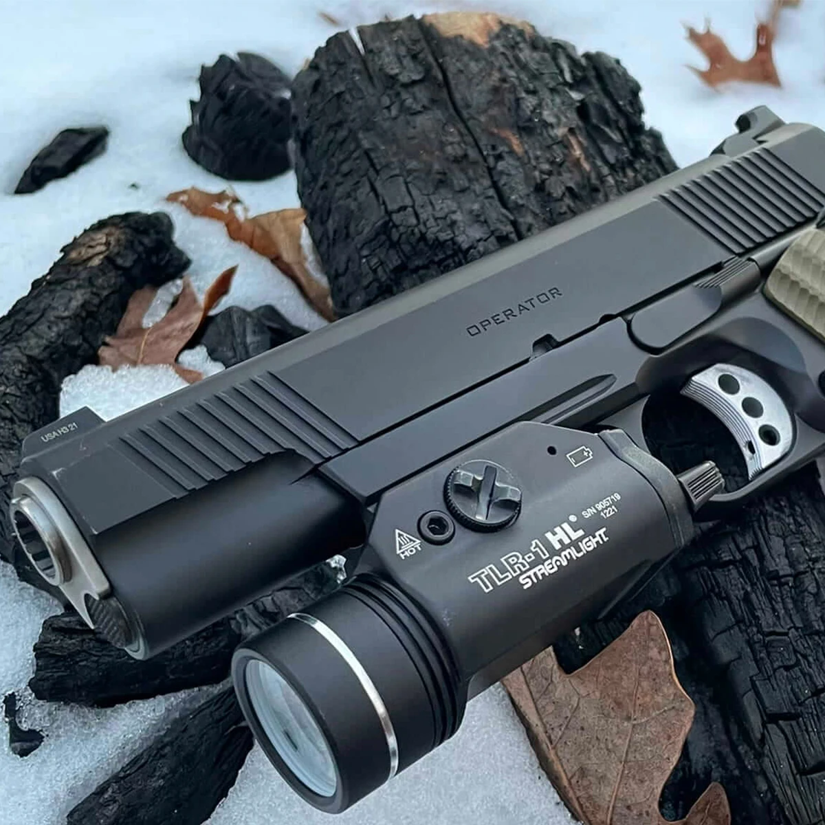 Фото TLR Тактическое оружие для страйкбола Scout Light TLR-1 TLR-1HL TLR-3 TLR-4 TLR-7 TLR-8 Светодиодный фонарик для пистолета-пистолета Прожектор Лампа Факел №4