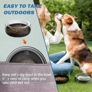 Interactive Pet Shake Bowl Promote Healthy Eating with Detachable Design Portable Easy-to-use Feeding Solution 4