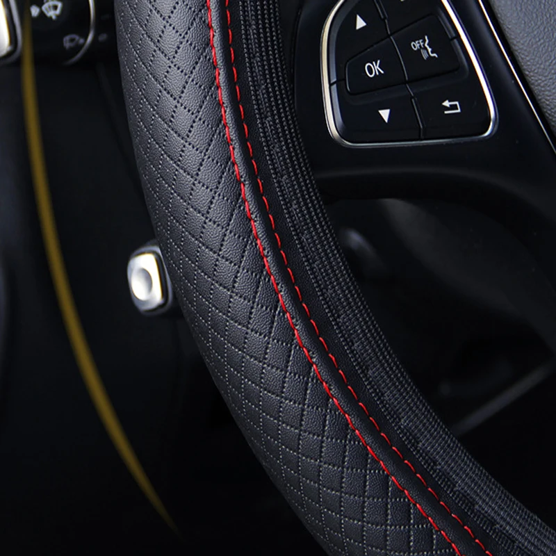 Чехол рулевого колеса автомобиля Противоскользящий Универсальный чехол из