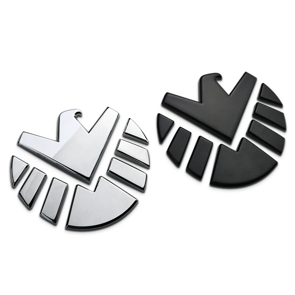 

Agents of SHIELD Symbol Badge Logo Car Sticker Emblem Car Decal Auto Motorcycle Sticker 100% 3D Metal Exterior Accessories