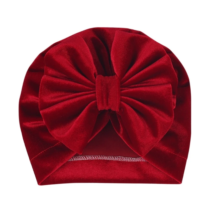 

Infant Beanie Hat Baby Hospital Hat Large Bow Knot Turban Hats Headwear Beanies for Infant Age0-1 Girl Accessories