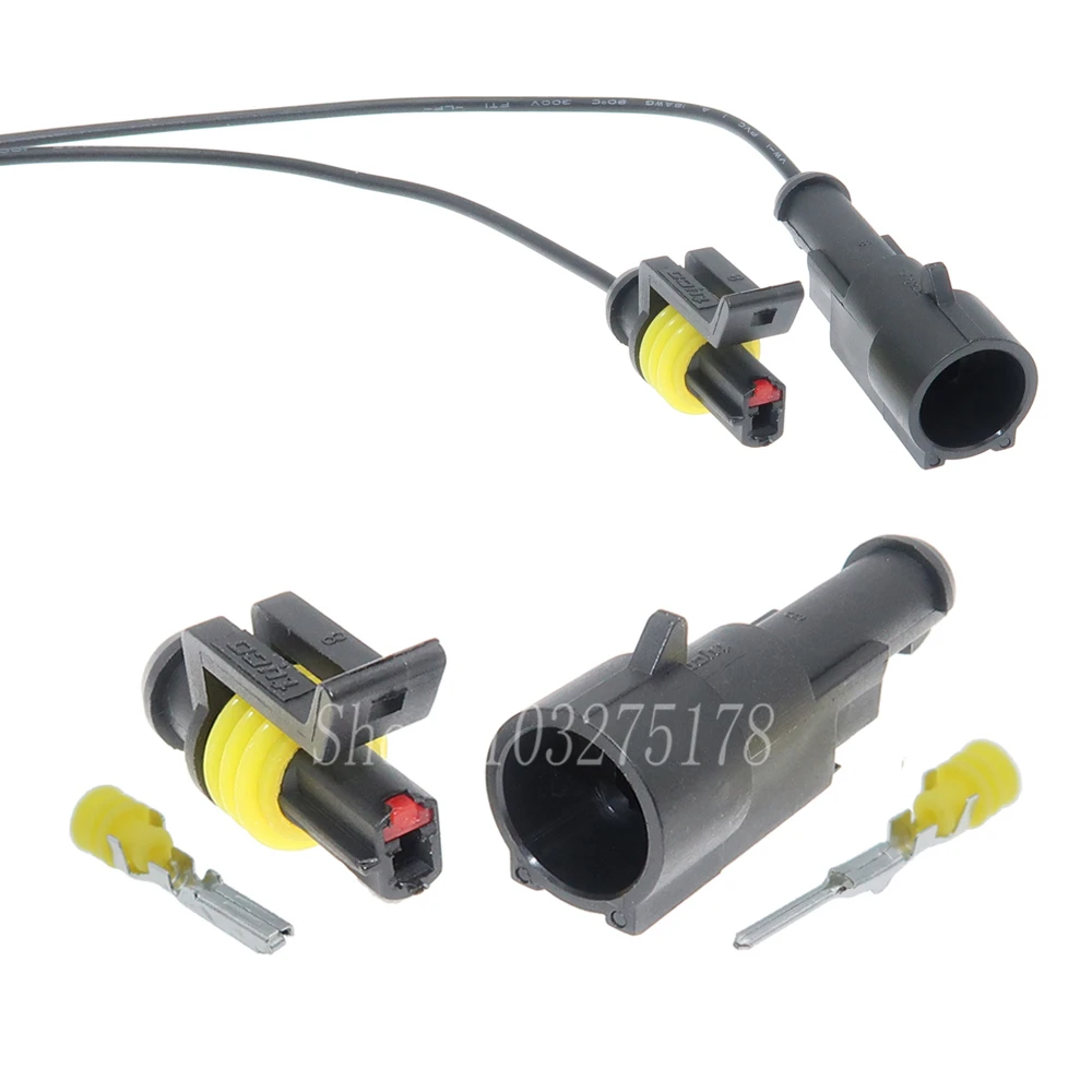 Автомобильный датчик давления масла 1 комплект контактный разъем 282079-1 282103-1