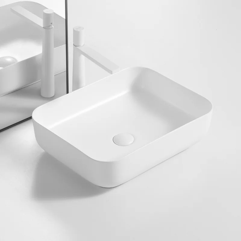 Новая матовая раковина для балкона простая и просторная ванной комнаты в отеле