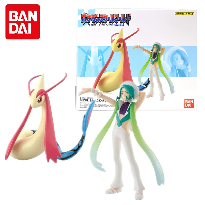 

Genuine Bandai Anime Pokemon SCALE WORLD Milotic Wallace Hoenn Region PVC Action Anime Figure Model Toys Decoration Gift Kids