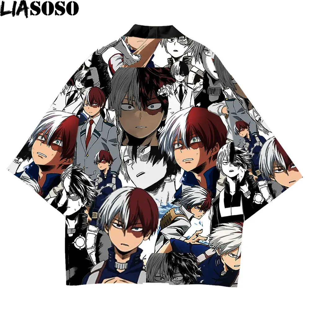 Традиционное кимоно liasao для мужчин и женщин халат косплея в стиле аниме