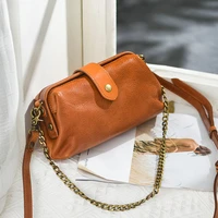 vintage genuine leather womens multifunctional chain small shoulder bag messenger bag first layer cowhide clutch bag handbag