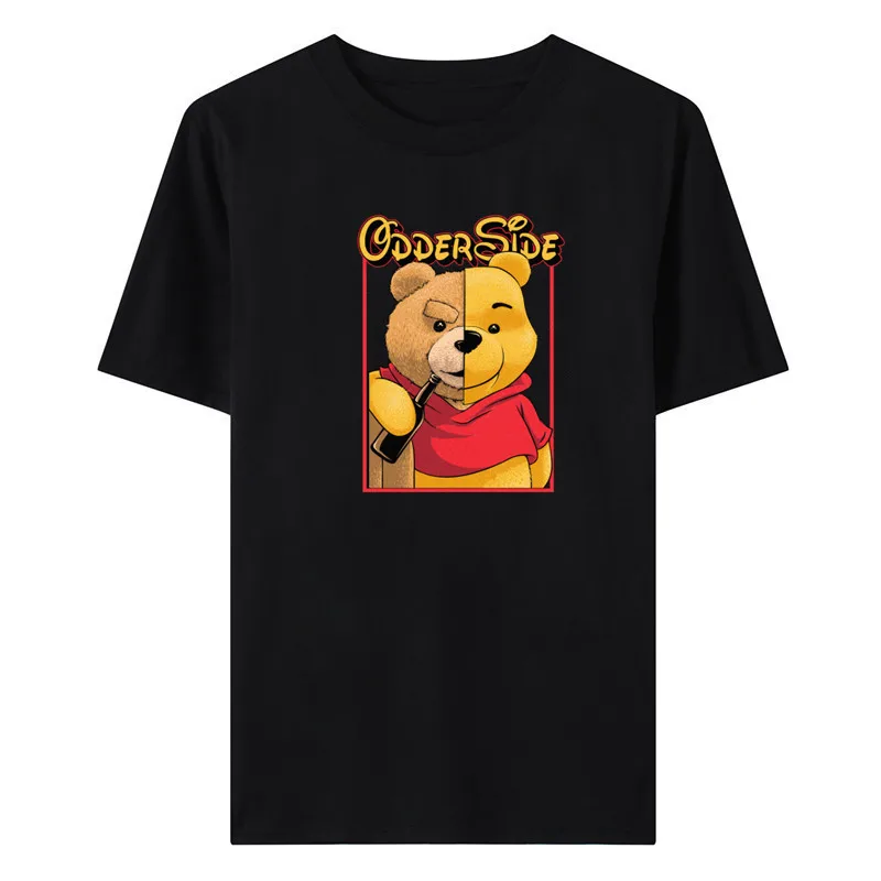 

Summer new fashion Harajuku all-match cartoon bear print thin comfortable T-shirt