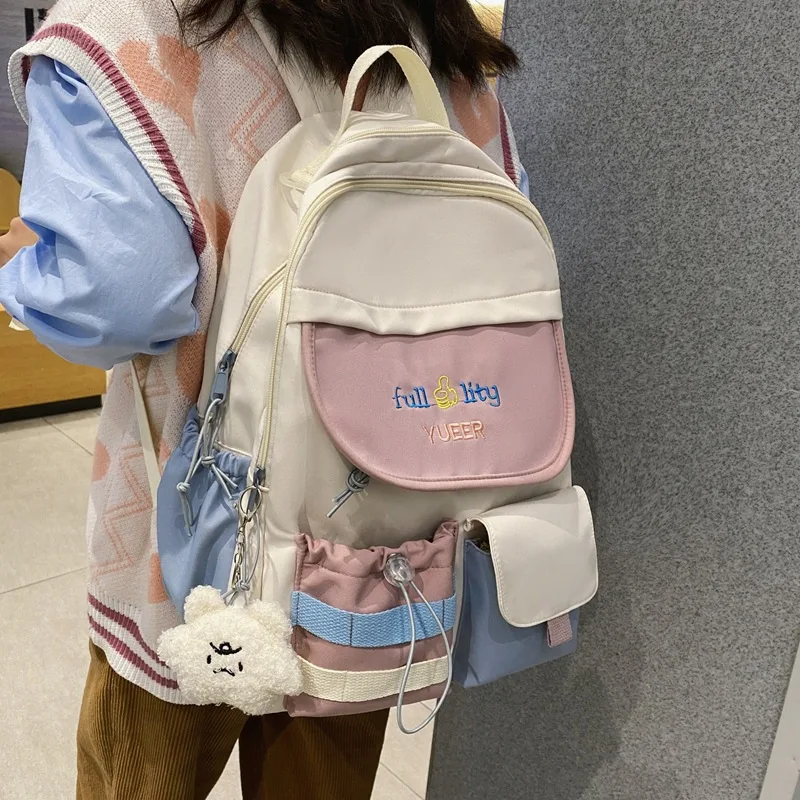 

Модный женский дорожный рюкзак, Водонепроницаемый Школьный ранец для девочек-подростков, милые школьные ранцы для учеников