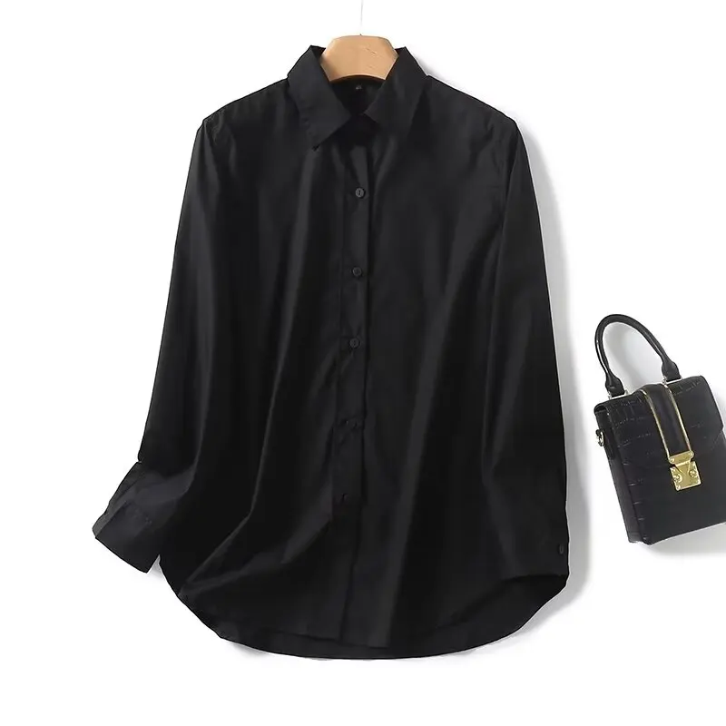 Maxdutti модная женская Минималистичная рубашка в скандинавском стиле цветная