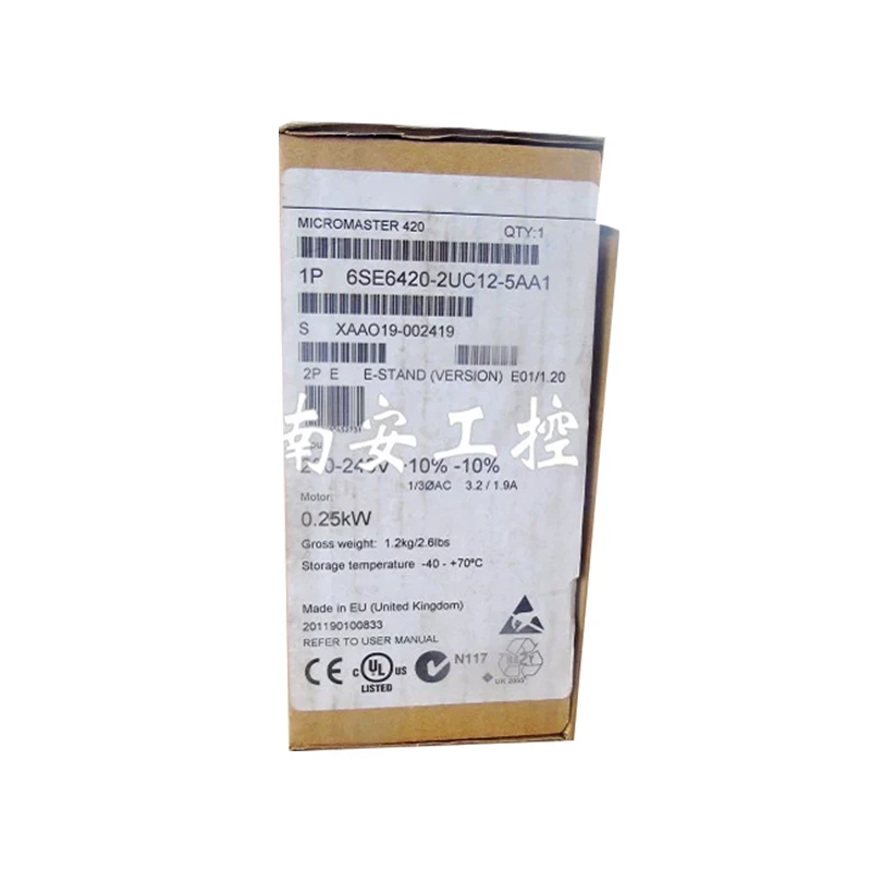 

Новый оригинальный быстрая доставка 6SE6440-2UD15-5AA1
