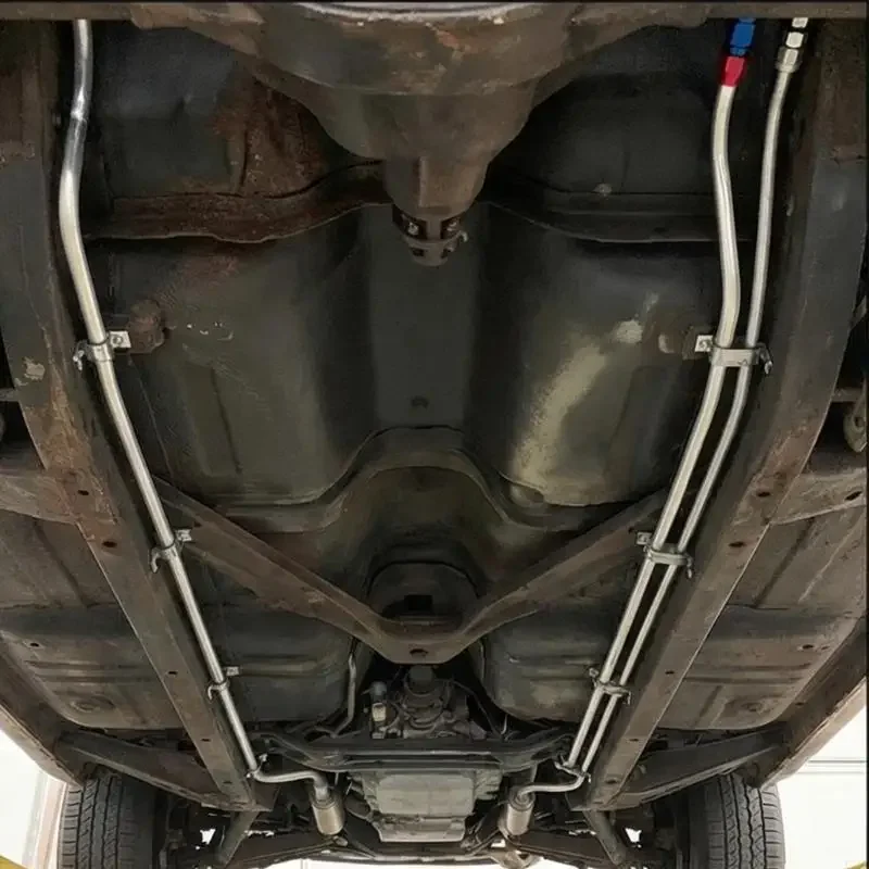 Фото 3/8-дюймовый 16-футовый алюминиевый тормозной шланг, коррозионностойкий тормозной шланг для гидравлической тормозной системы и №4
