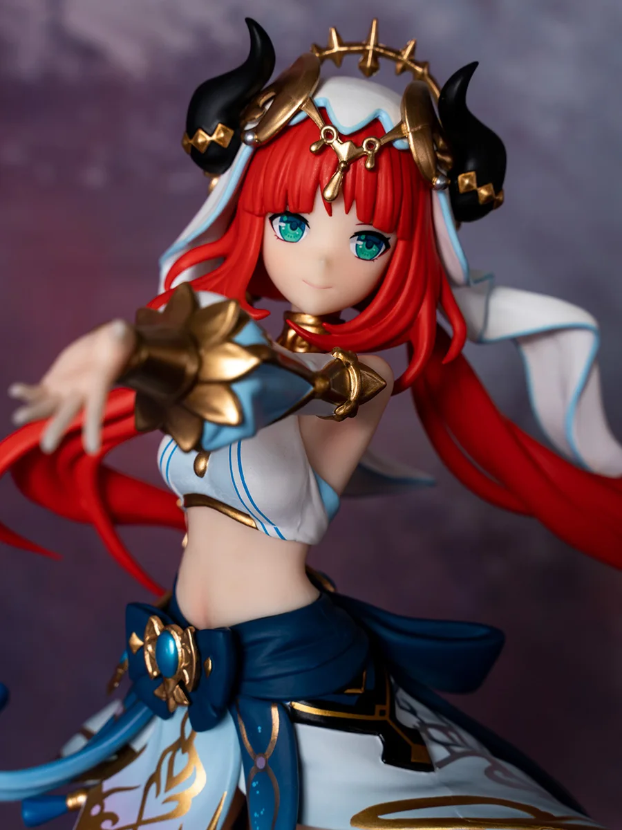 

27 см Новые Фигурки Genshin Impact, фигурки Nilou, экшн-фигурки, танцующие боги цветов, коллекционные украшения, подарок для мальчика, игрушки
