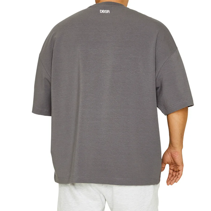 Футболка мужская хлопковая с коротким рукавом, повседневная тенниска для фитнеса, модная майка в стиле хип-хоп для бодибилдинга, уличная одежда, лето