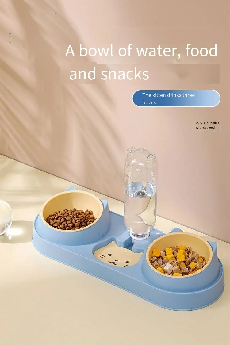 

Cat Bowl, Dog Bowl, Double Bowl, Automatic Drinking Bowl, Dog Bowl, Cat Food, Pet Water Bowl