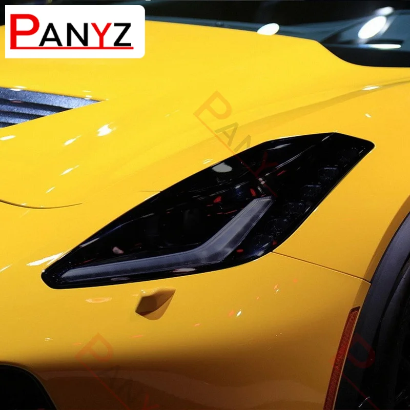 2 шт. защитная пленка для автомобильных фар Chevrolet Corvette C7 C8 2014