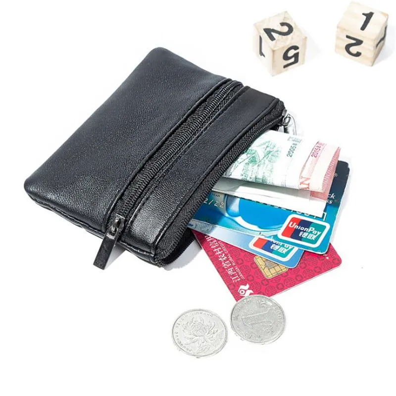 

Кошелек для монет для мужчин и женщин, маленькая сумочка, кошельки для мелочей на молнии, Детские миниатюрные бумажники, кожаный держатель д...