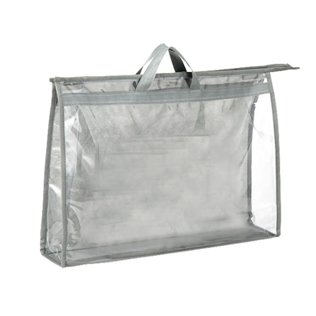 

Моющиеся сумки для хранения сумки с ручкой прозрачный Кошелек защитный чехол на молнии Органайзер водонепроницаемый протектор