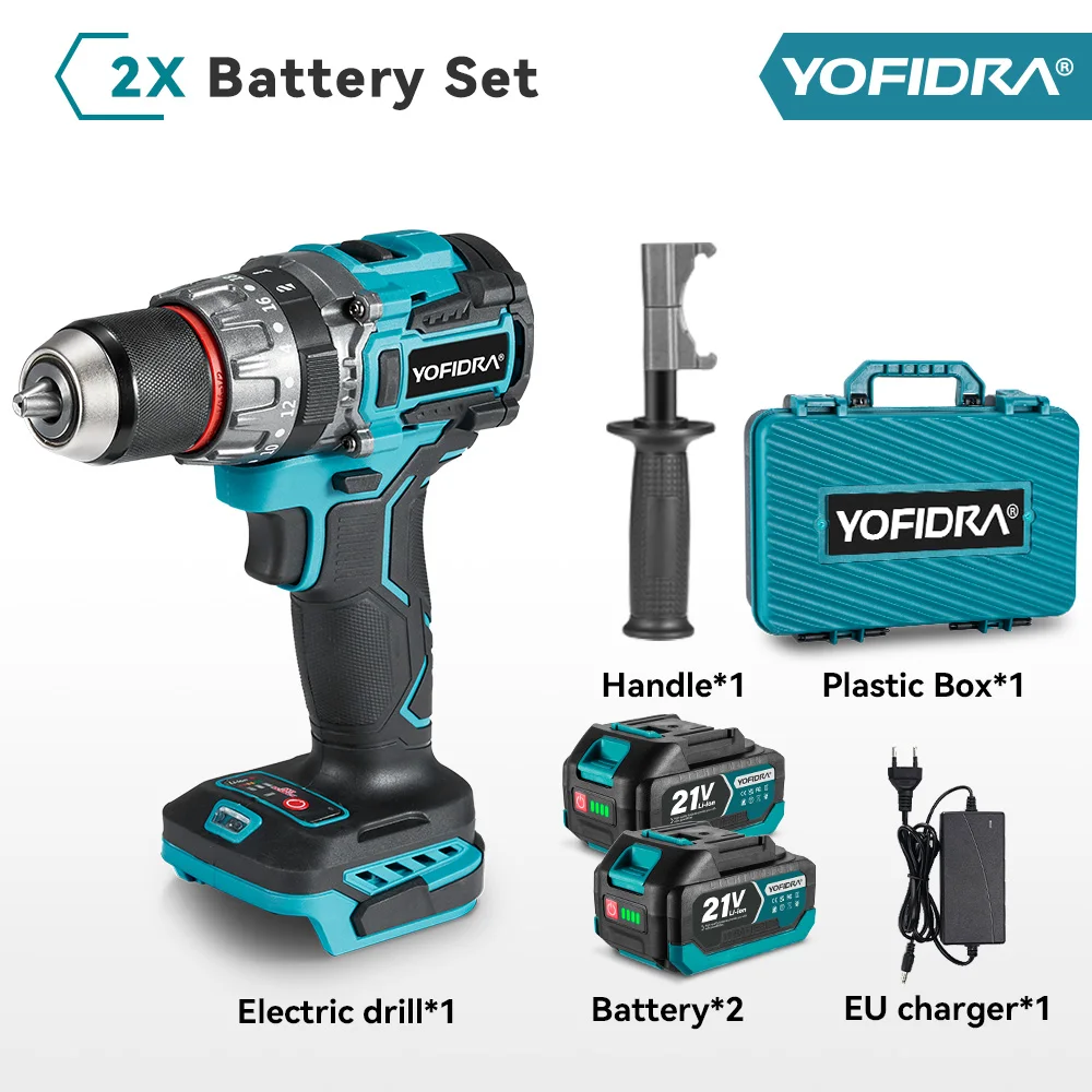 

YOFIDRA Бесщеточная электродрель 13 мм