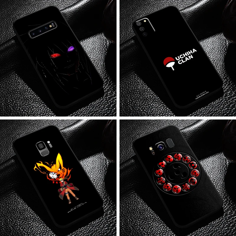 

Anime Naruto Uchiha Sasuke Phone Case For Samsung Galaxy S10 S9 S8 Plus S10 Lite S10E S10 5G Coque Liquid Silicon Carcasa Funda