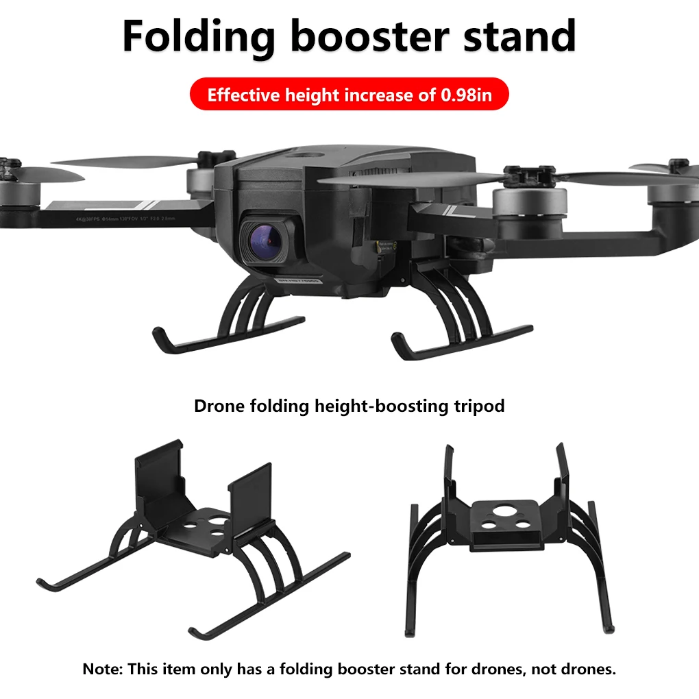 

Remote Control Drone Plastic Collapsible Heightening Landing Gear Height Extended Legs Stand Quadcopter Accessories