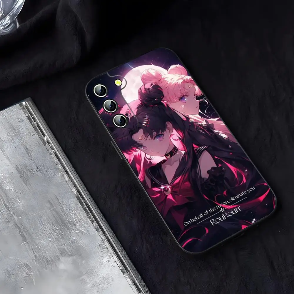 Чехол MoonS S-SailorS для Samsung Galaxy S24 S23 S22 S20 S21 Ultra Fe Plus Girl M54 A34 A54 A24 A52 A53 Coque