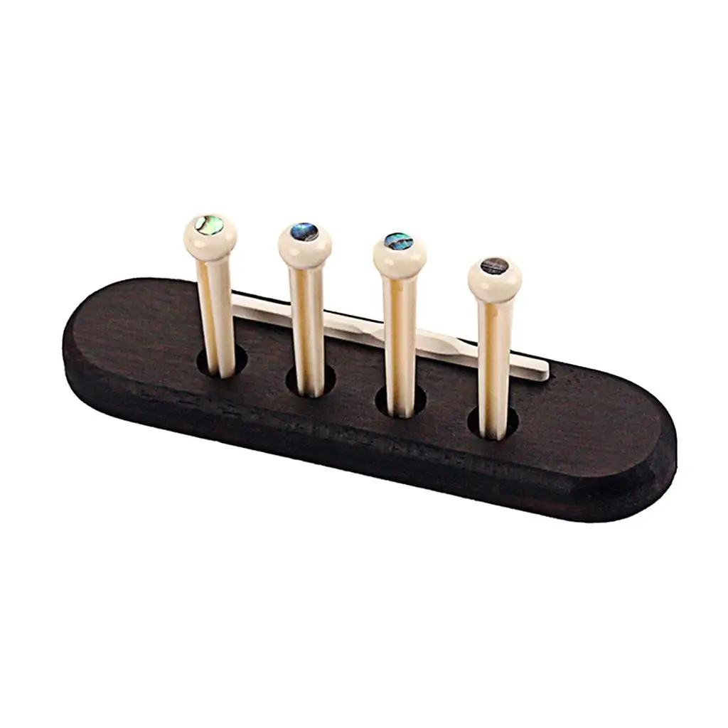 

4 String Rosewood Ukulele Guitar Bridge With Saddle Nut Set for Ukulele, Acoustic Guitar Playing