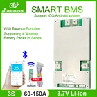JBD Smart Bms 12 В 3S Li-Ion 100A Bluetooth с балансировочной панелью UART 60A 80A 120A 150A 18650 батарея для хранения электровелосипеда для мотоцикла