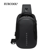 Multifunction Crossbody Chest Bag Men USB Charging Port Messengers Pack Waterproof Sling Shoulder Bags For Male Bolsas masculina