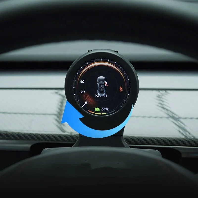 

2023 Practical Model3/Y Wireless Charging Phone Holder Lcd Dashboard Head-Up Display HUD