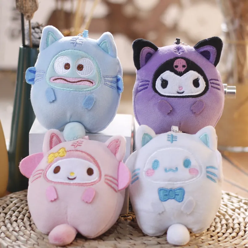MINISO Sanrio 11 см Kuromi My Melody KT Cat PC Dog Hello Kitty аниме плюшевая фигурка аксессуары милая
