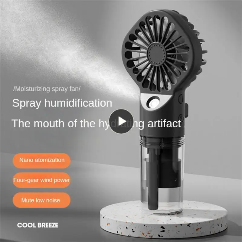 

Nano Spray Fan Icy And Refreshing Mini Handheld Small Fan Rapid Cooling Spray Fan Humidification Water Supplement Strong Power