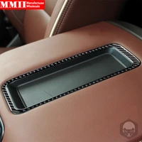 for chevrolet silverado gmc sierra 1500 2014 2018 carbon fiber stickers central armrest storage box trim interior accessories